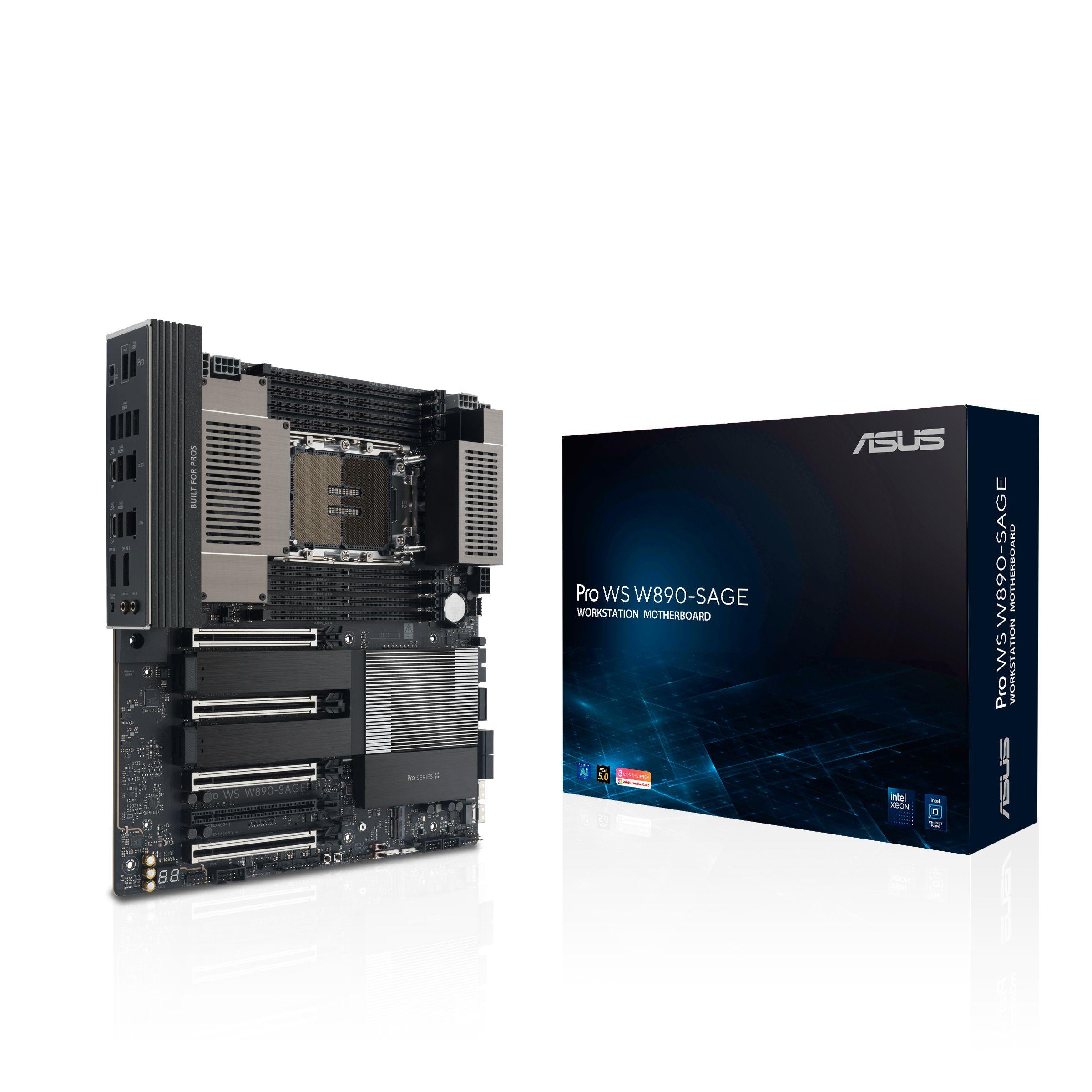 Motherboard ASUS PRO WS W890-SAGE (LGA 4710-2 - Intel Xeon - CEB - Preto)