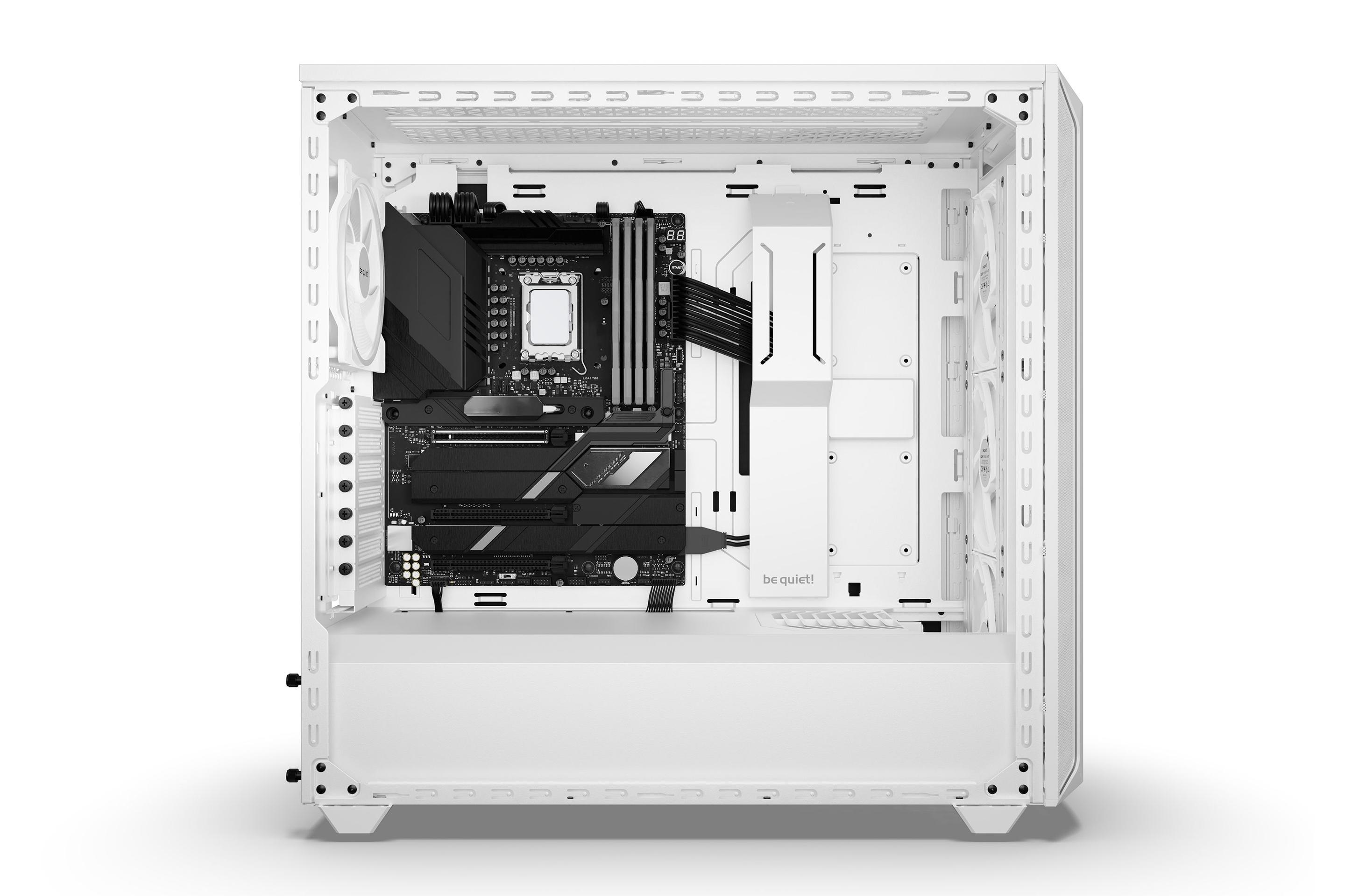 Caixa PC BE QUIET! Shadow Base 800 FX (ATX, EATX, micro ATX, Mini-ITX - ATX, PS2 - Midi Tower - Branco) — miniatura 9