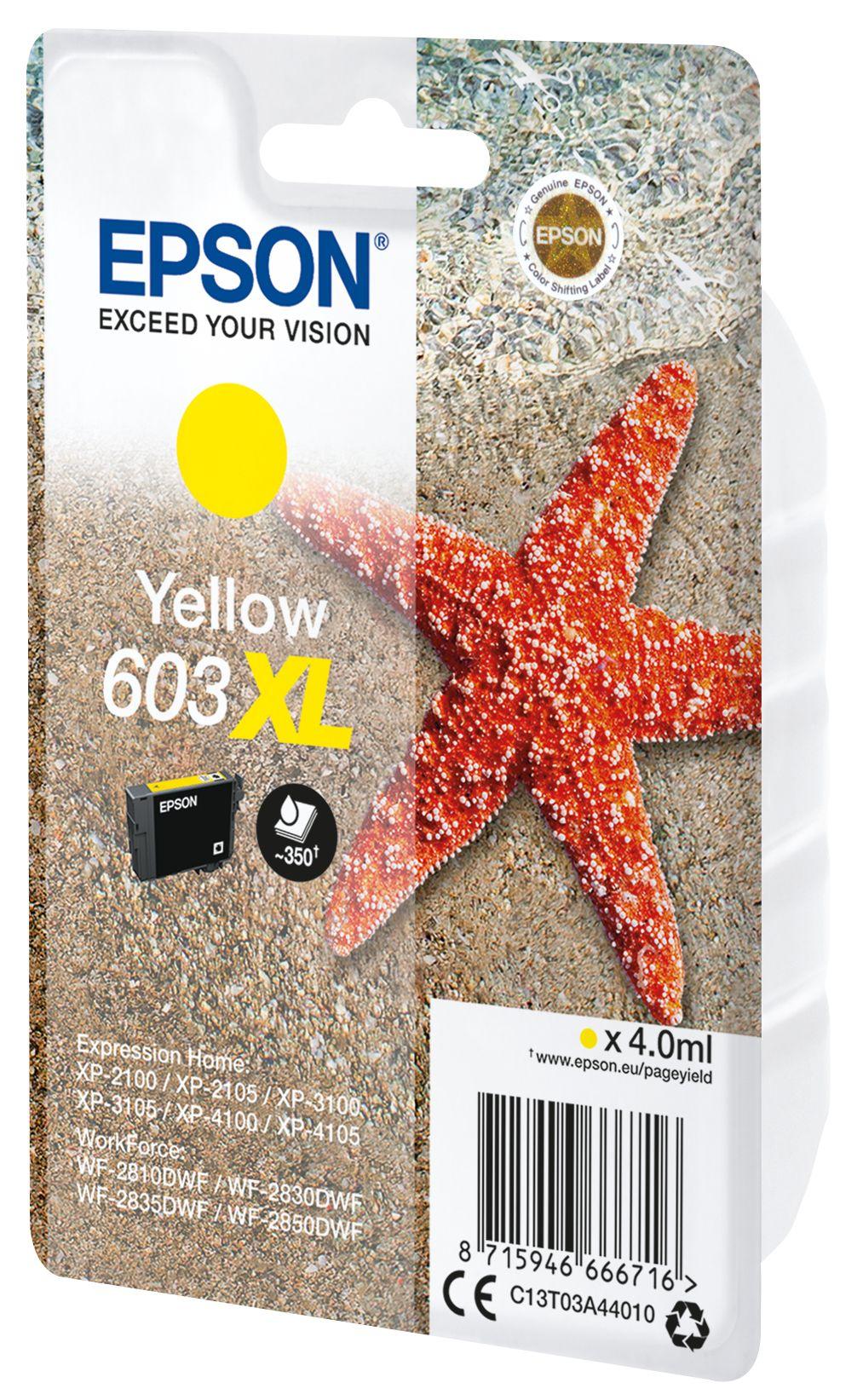 Tinteiro EPSON 603XL C13T03A44010 (Amarelo), miniatura 7