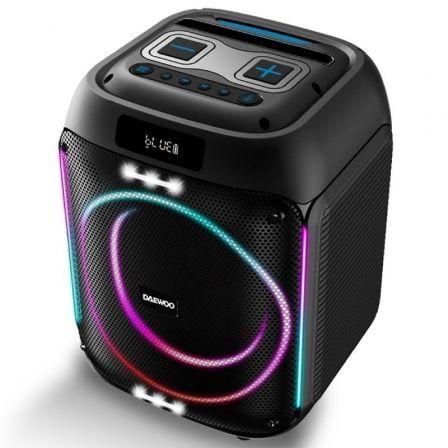 Coluna Portátil DAEWOO DW3009 (40 W RMS - Sem fios, AUX, USB e Cartão SD - Preto)
