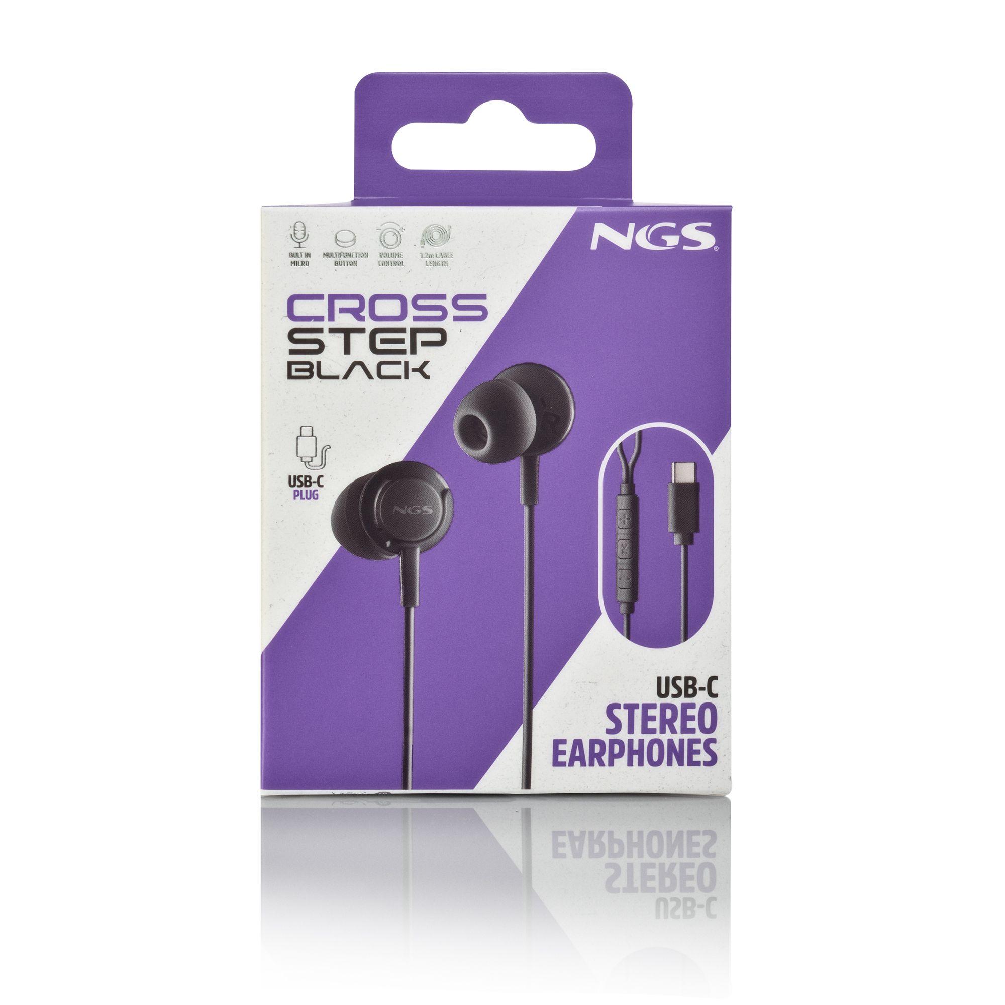 Auscultadores NGS CROSSSTEPBLACK (Binaural - Com fios - Intra-aural - Preto), miniatura 7