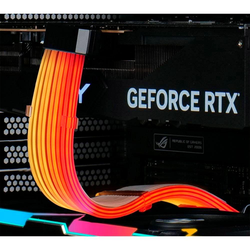 Extensão ARGB para Placa Gráfica LIAN LI Strimer Wireless PW16-81W (Silicone TPE), miniatura 2