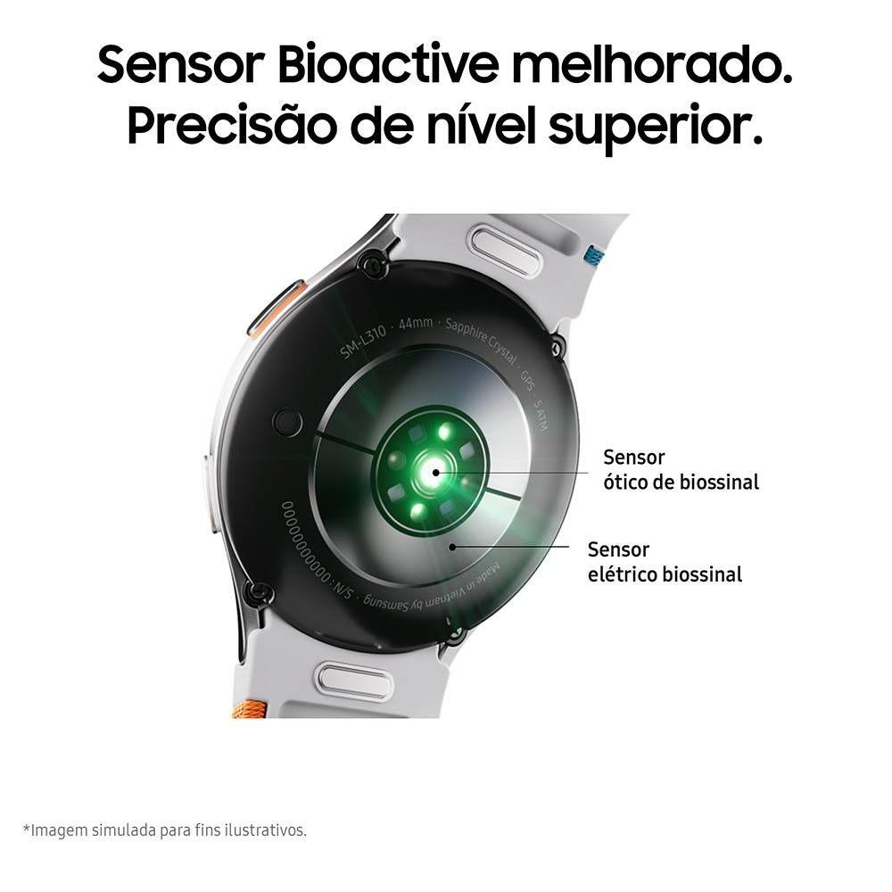 Smartwatch SAMSUNG Galaxy Watch7 44mm BT (Redondo - Wear OS - Exynos W1000 - Verde), miniatura 3