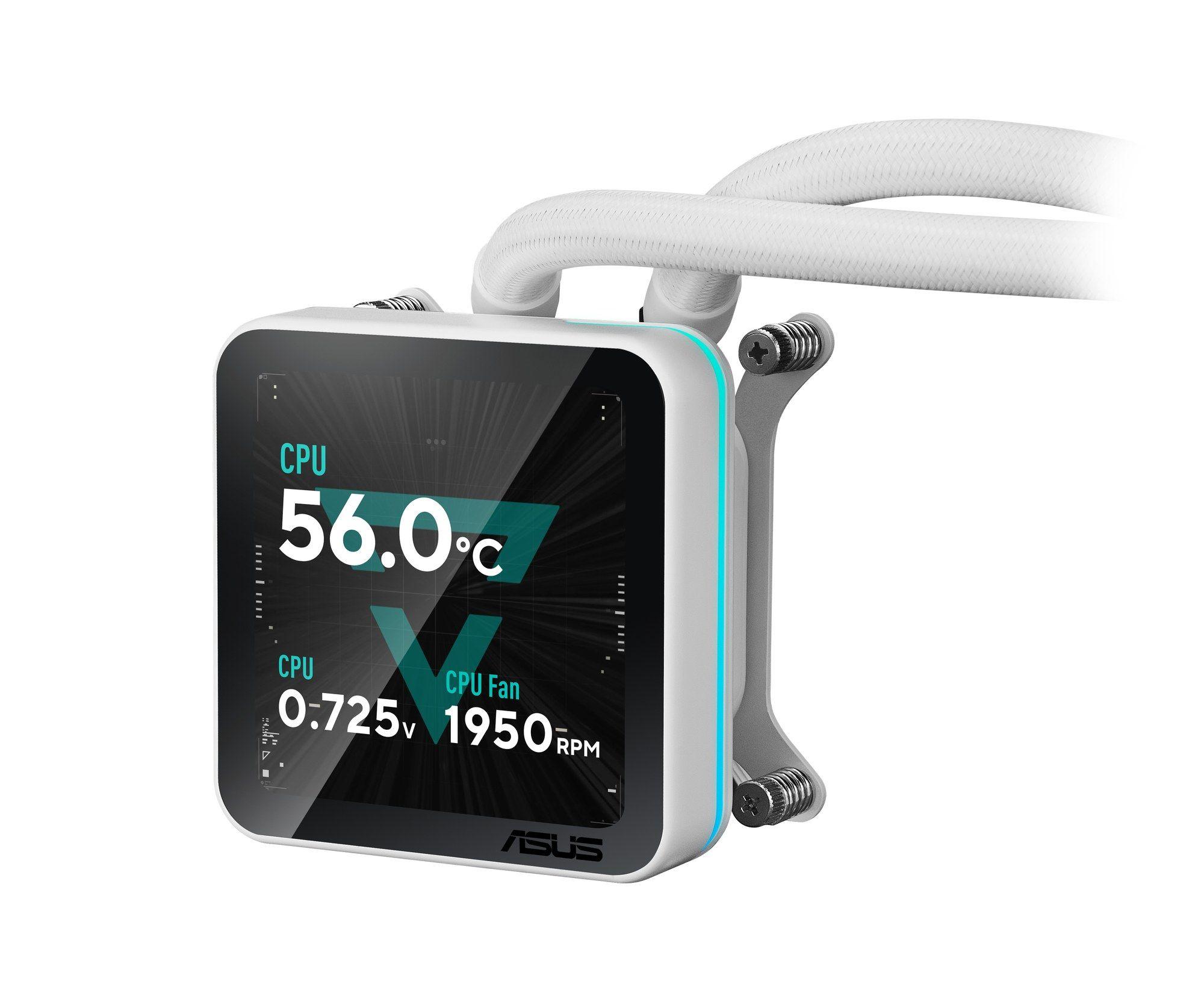 Water Cooler CPU ASUS Prime SLC II 360 ARGB LCD (LGA 1851, LGA 1700, AM5, AM4 - 120 mm - 2600 RPM - Branco) — miniatura 4