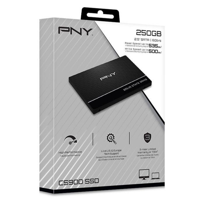 SSD PNY CS900 (250 GB - 2,5 polegadas - SATA 6.0 Gb/s) — miniatura 3