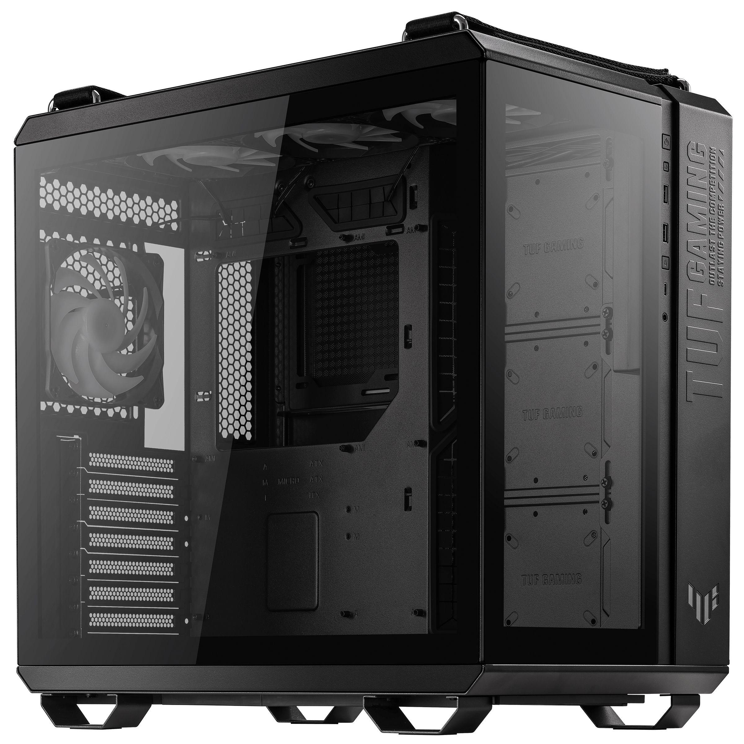 Caixa PC ASUS TUF Gaming GT502 PLUS (ATX, micro ATX, Mini-ITX - Midi Tower - 16,3 cm - Preto), miniatura 4