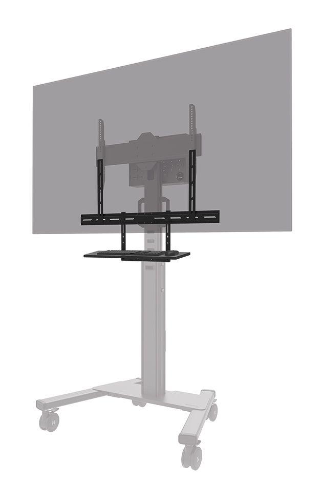 Prateleira para Teclado NEOMOUNTS AV40-500BL (800 x 600 mm - 200 x 200 mm - 2,79 m - Preto)