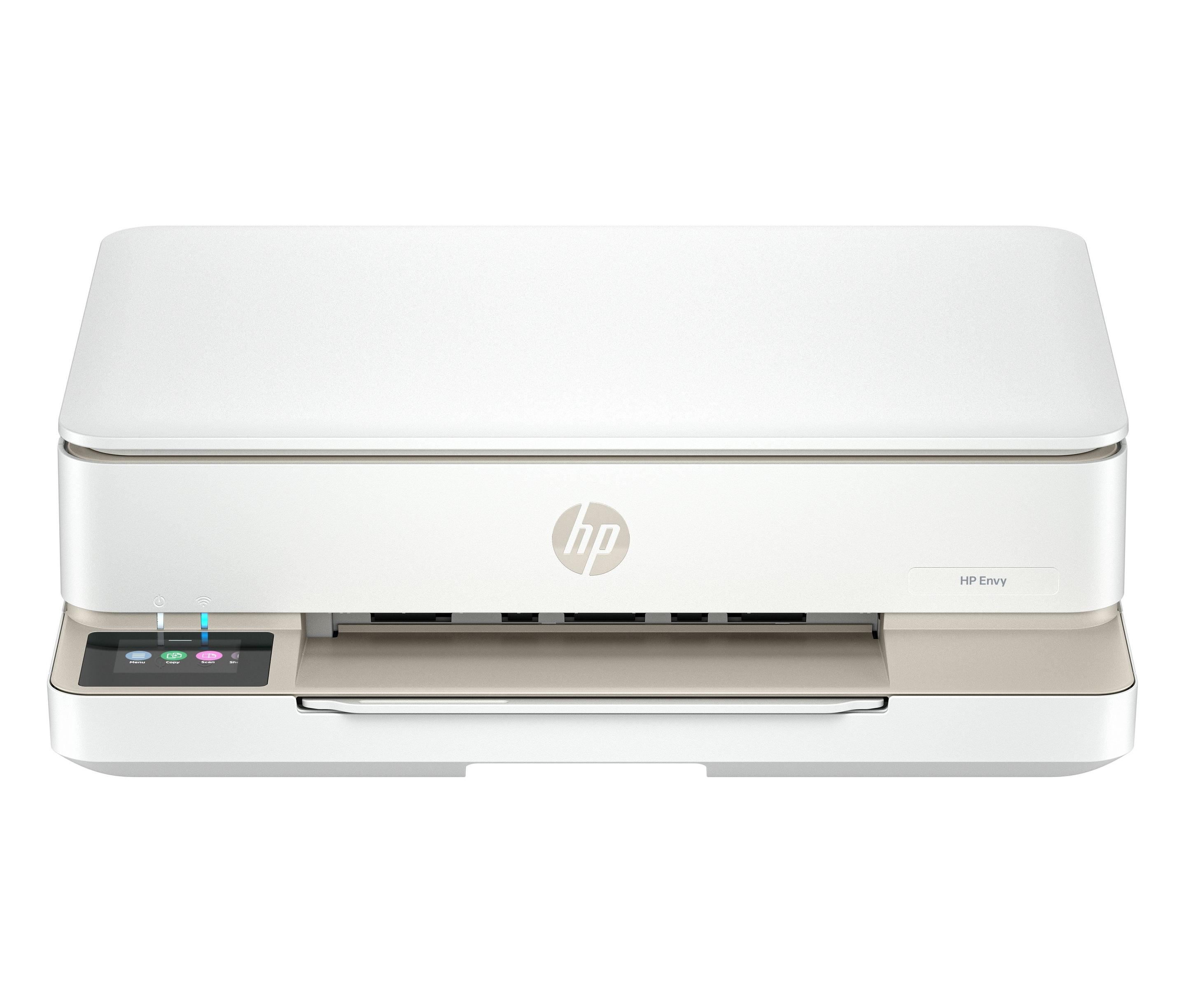 Impressora Multifunções HP ENVY 6120 (A4 - Impressão a cores - 100 folhas - Bege)