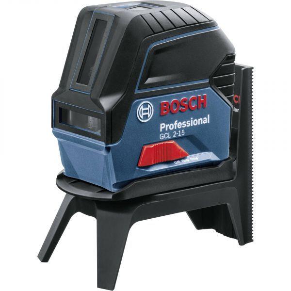 Nível Laser de Linhas e Pontos BOSCH GCL 2-15 Professional (Preto e Azul), miniatura 2
