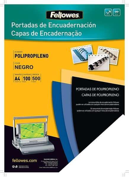 Capas de Encadernação FELLOWES 54772 (Preto)