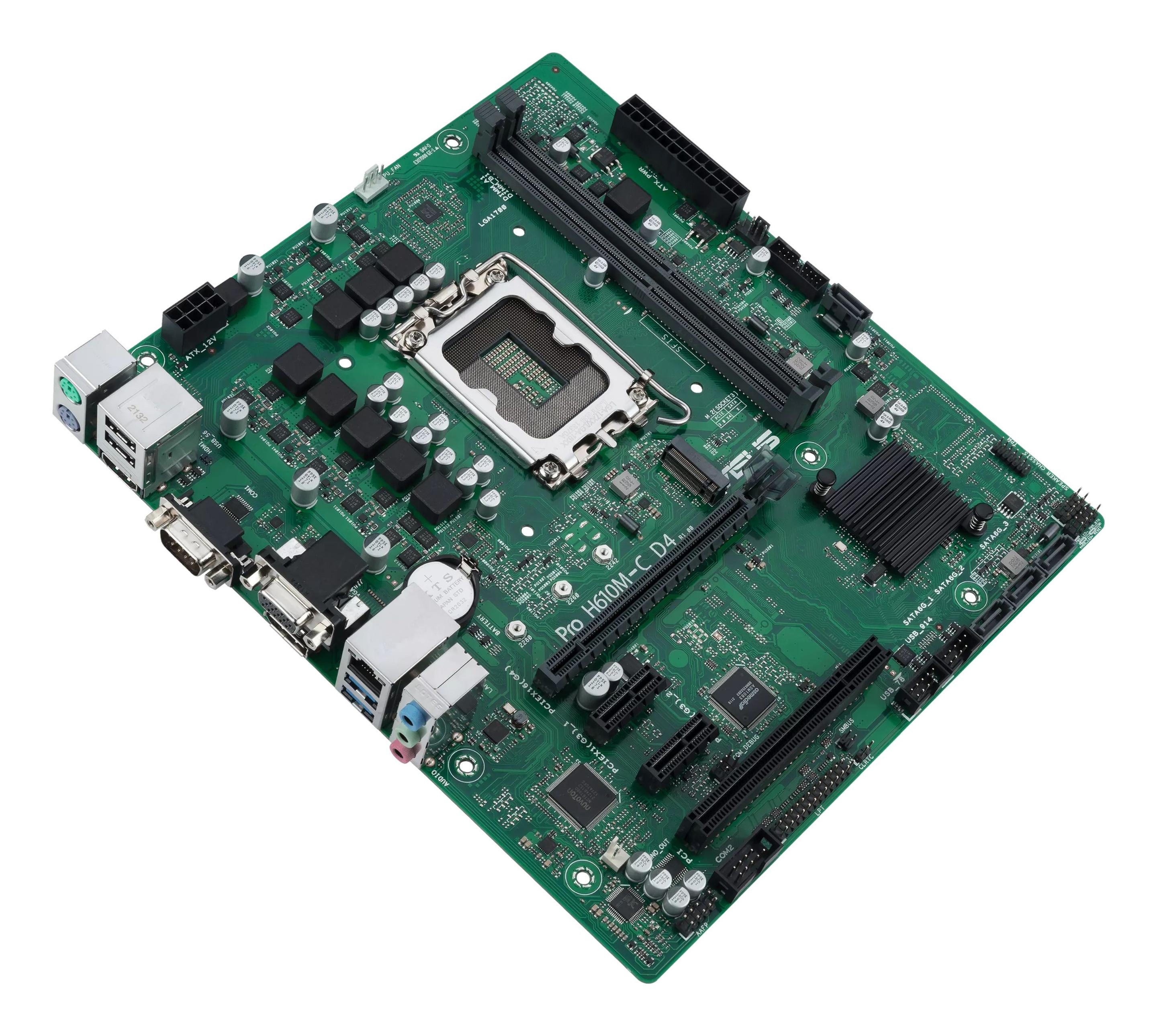 Motherboard ASUS PRO H610M-C D4-CSM (LGA 1700 - micro ATX - DDR4-SDRAM) — miniatura 5