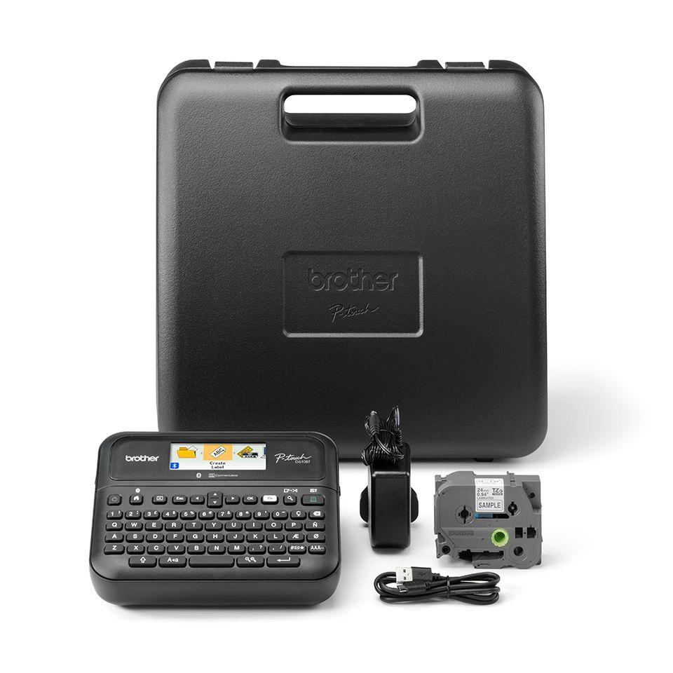 Rotuladora Eletrónica BROTHER PT-D610BTVP (Com fios e sem fios - Preto), miniatura 2