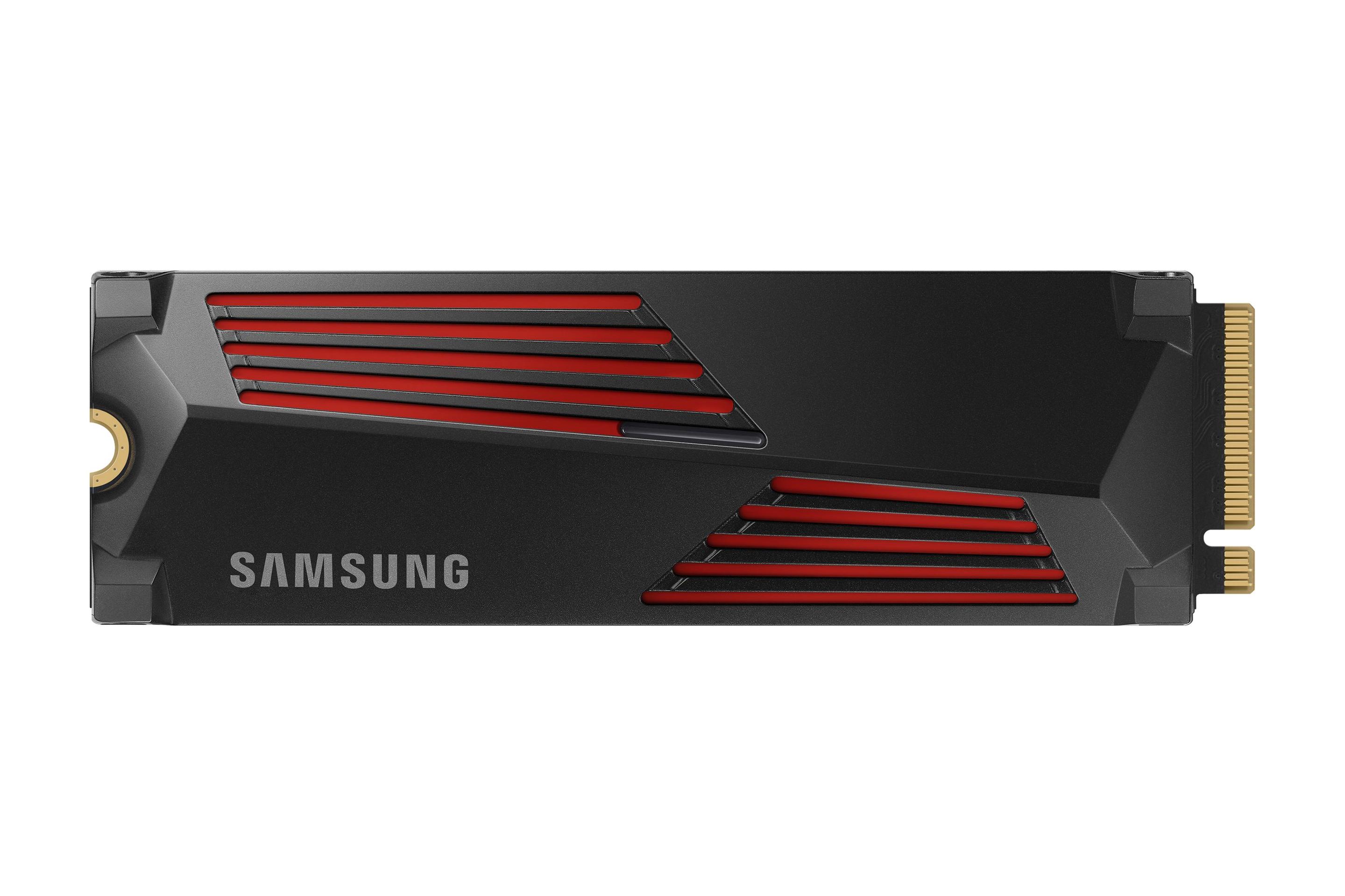 Unidade SSD Interna SAMSUNG 990 PRO com Dissipador (4 TB - M.2 2280 - PCI Express 4.0 NVMe)