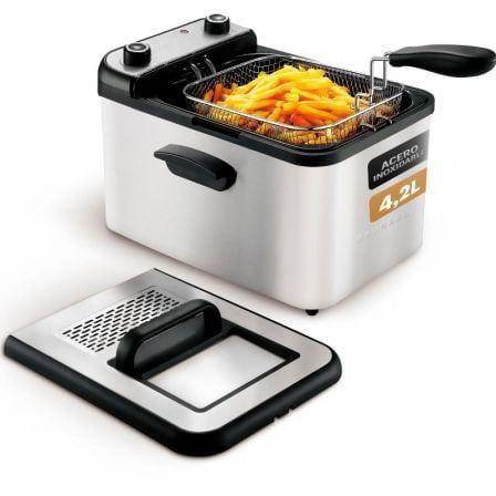 Fritadeira GRUNKEL Maxi Fry Pro (3000 W - 190 °C - Rotativo - Inox)