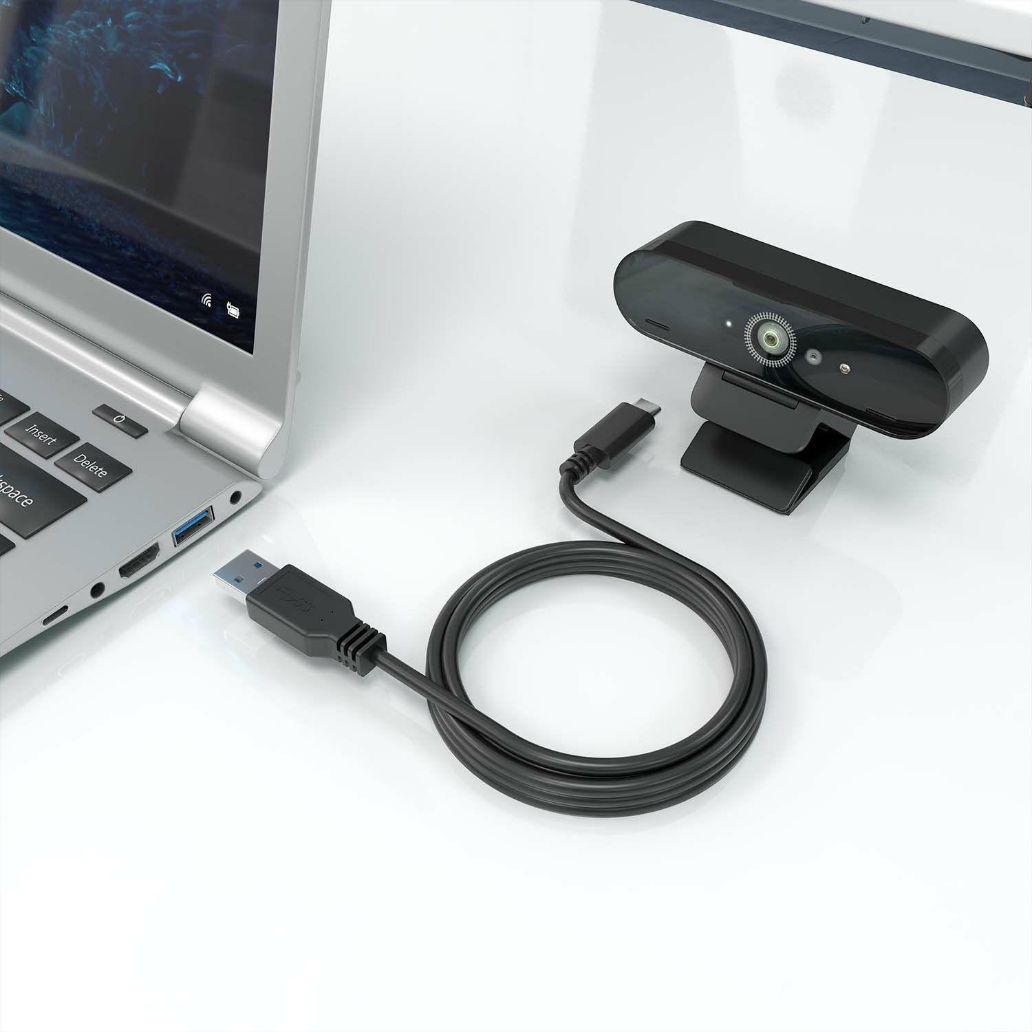 Cabo USB-C para USB-A AISENS A107-0860 (2 m - USB A - USB C - Preto), miniatura 4