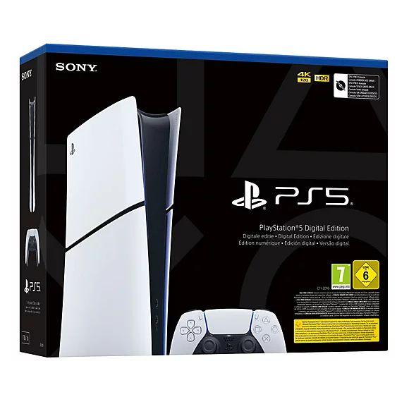 Consola SONY PlayStation 5 Slim Digital Edition 1000049749 (AMD - AMD RDNA 2 - AMD Ryzen Zen 2 - Preto e Branco) — miniatura 5