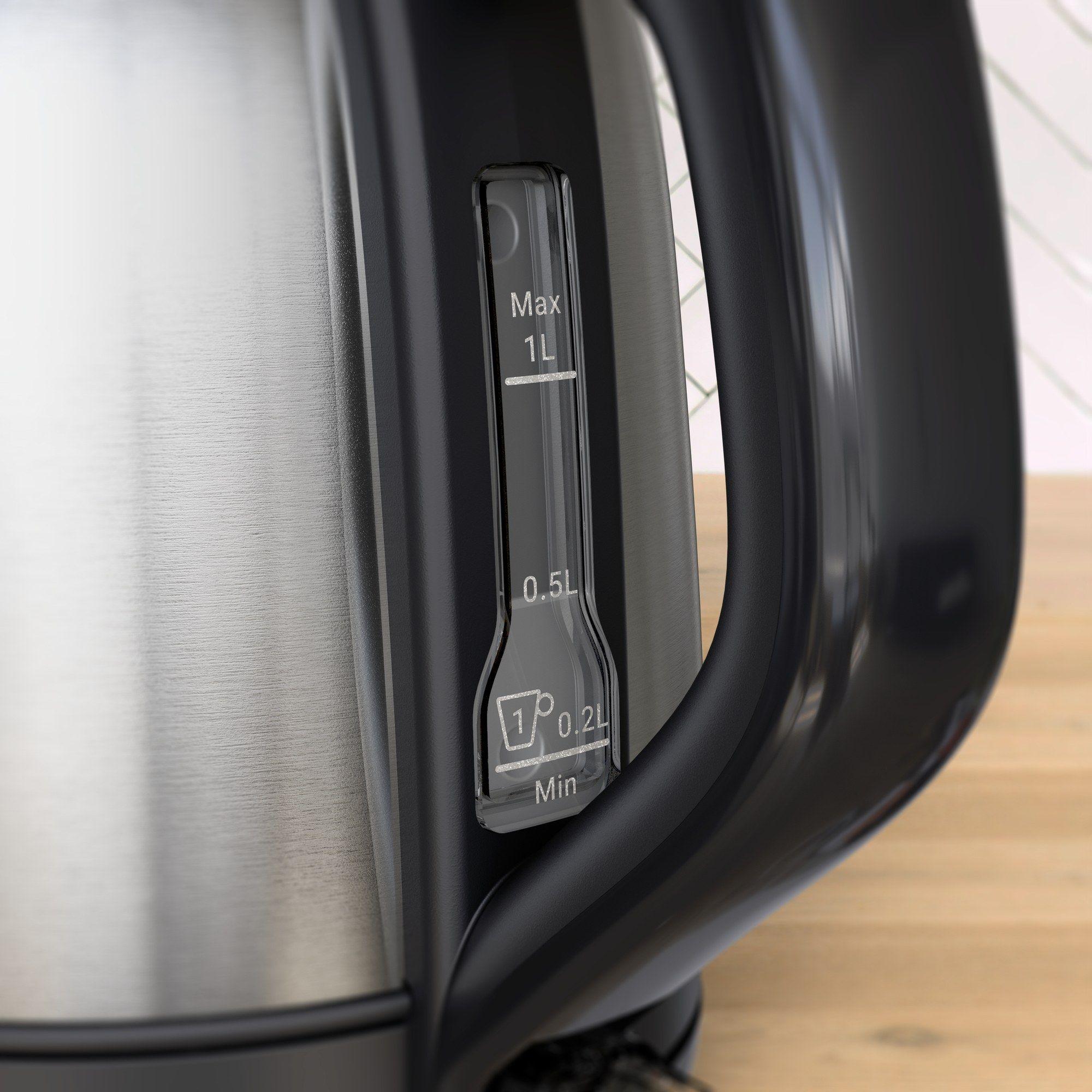 Jarro Elétrico TEFAL Subito Mini KO5S2DE0 (2400 W - 1 l - Aço inoxidável - Preto e Inox) — miniatura 12
