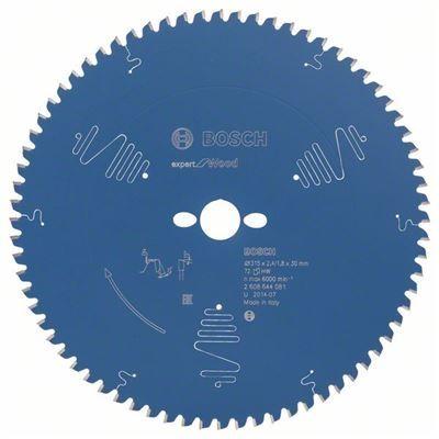 Lâmina para Serra Circular BOSCH Expert for Wood (315 x 30 x 2,4 mm - 72 dentes)