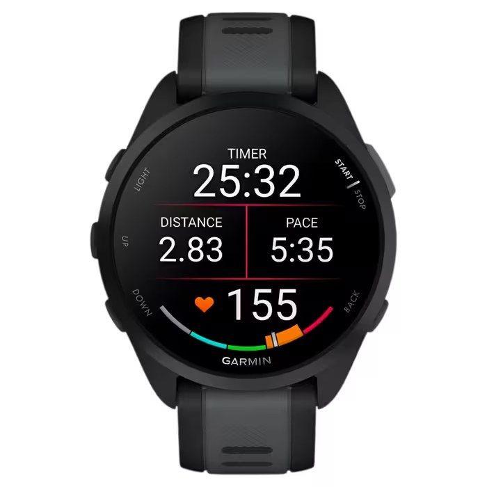 Smartwatch GARMIN Forerunner 165 Music (43 mm - AMOLED 1,2" - Preto/Cinzento) — miniatura 2