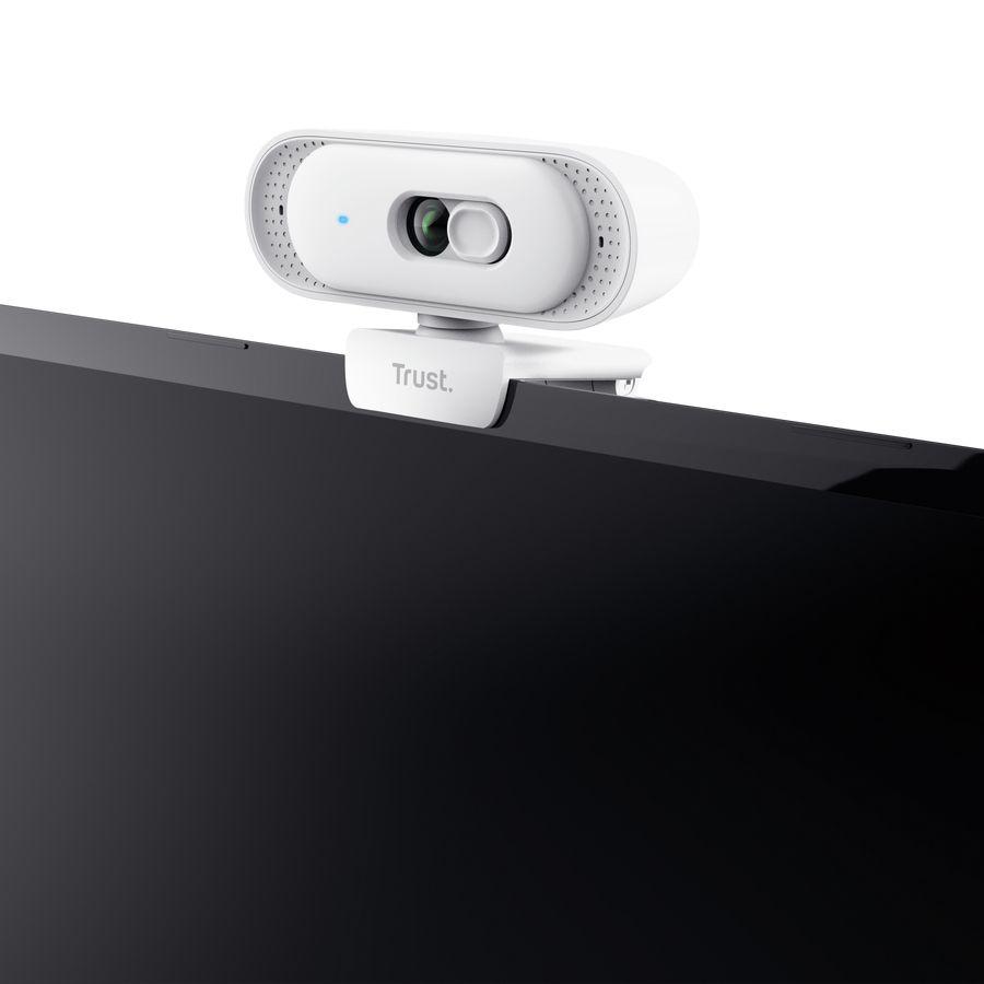 Webcam TRUST Tomar 2K QHD (2560 x 1440 pixels - 30 fps - USB - Branco) — miniatura 6