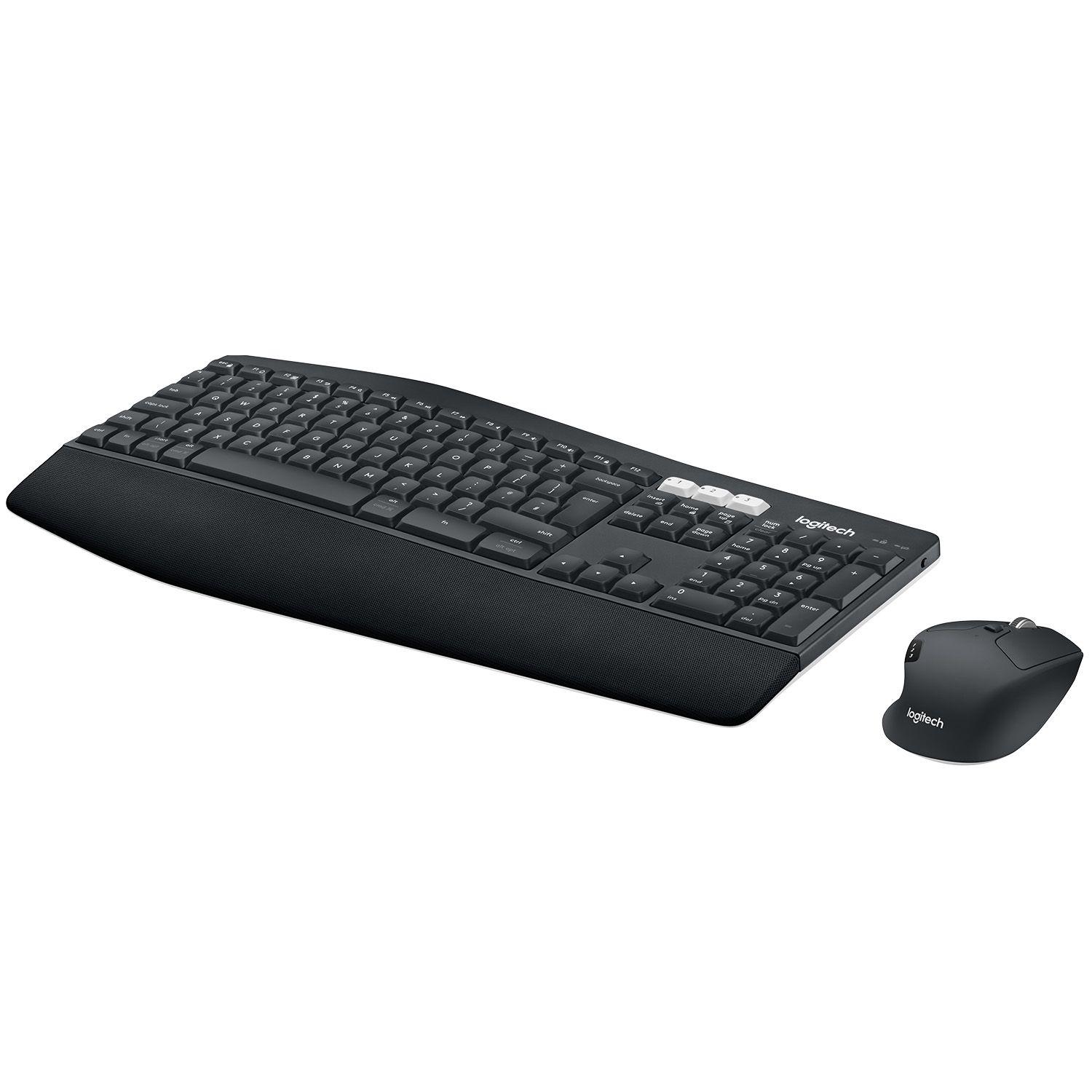 Conjunto de Teclado e Rato LOGITECH MK850 Performance (Alemão - Tamanho completo - RF Wireless + Bluetooth - Preto) — miniatura 13