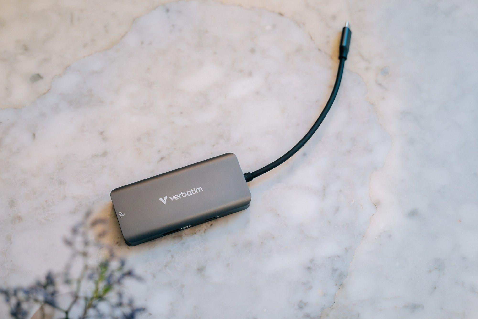 Hub USB-C VERBATIM 32157 (0,15 m - Cinzento) — miniatura 6