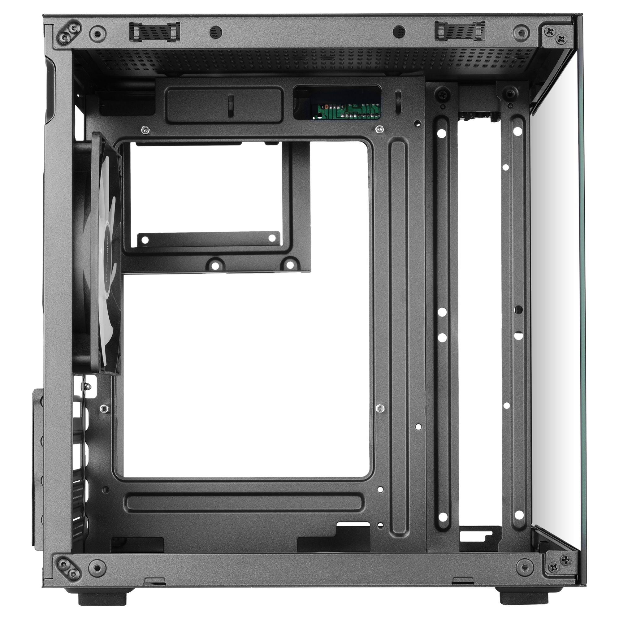 Caixa PC MARS GAMING MC-CUBE (Micro ATX, Mini-ITX - Mini Tower - Preto) — miniatura 8