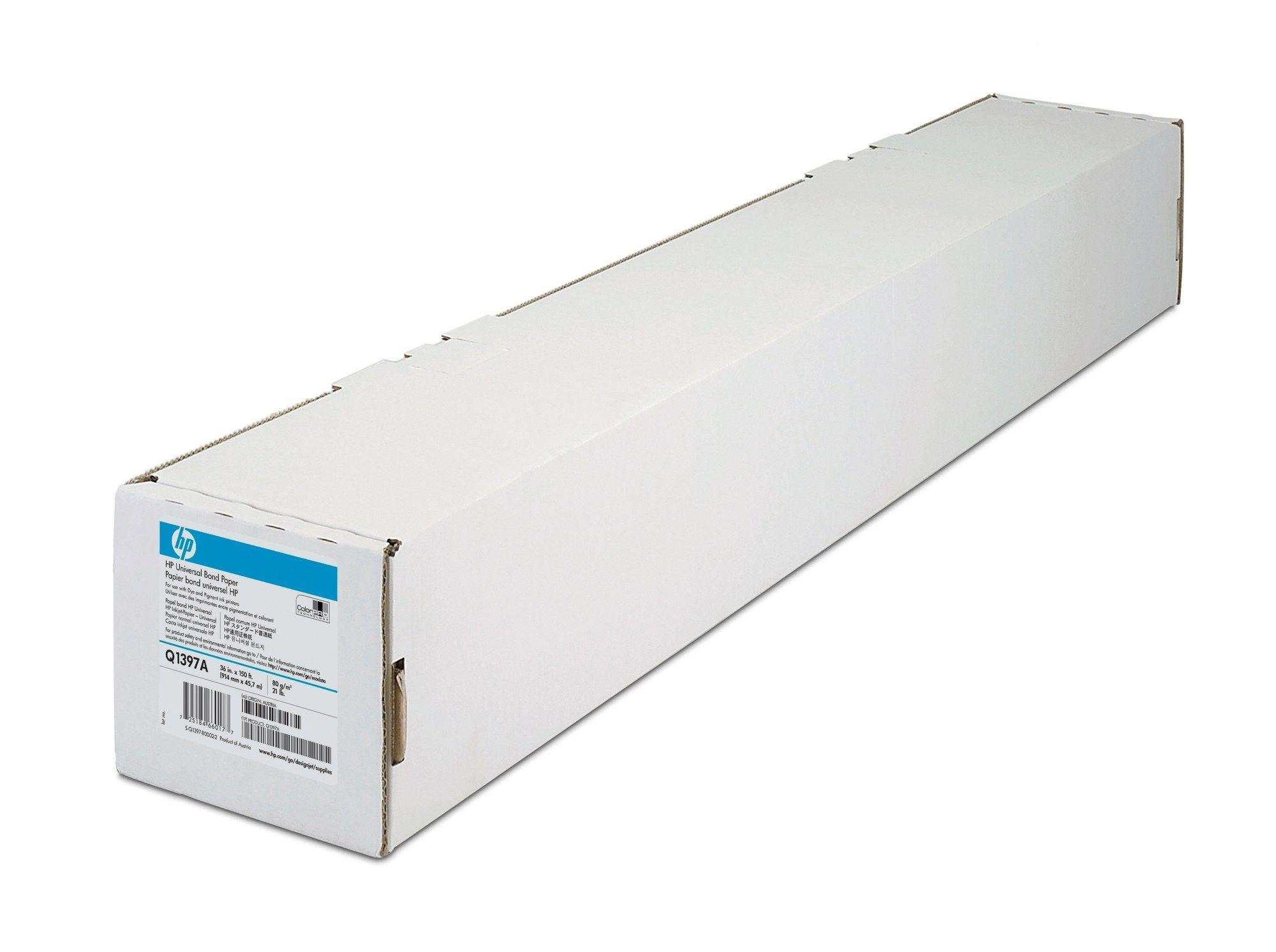 Papel de Impressão HP Q1397A (36″ - 80 g/m² - 914 mm x 45,7 m)