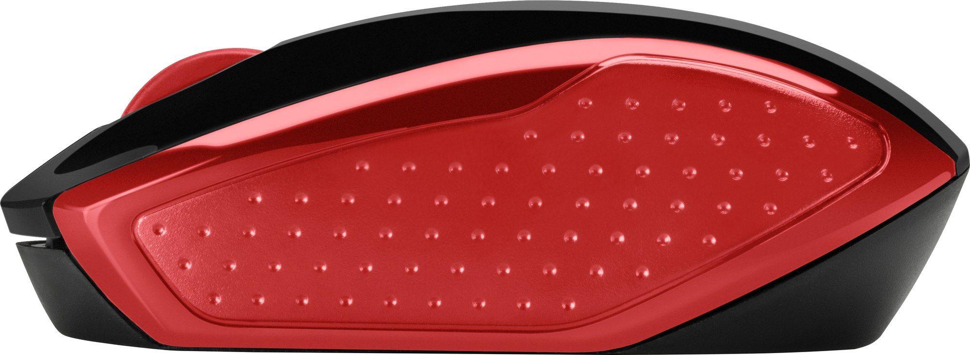 Rato HP 200 (Ambidestro - 1000 DPI - Ótico - Vermelho), miniatura 3