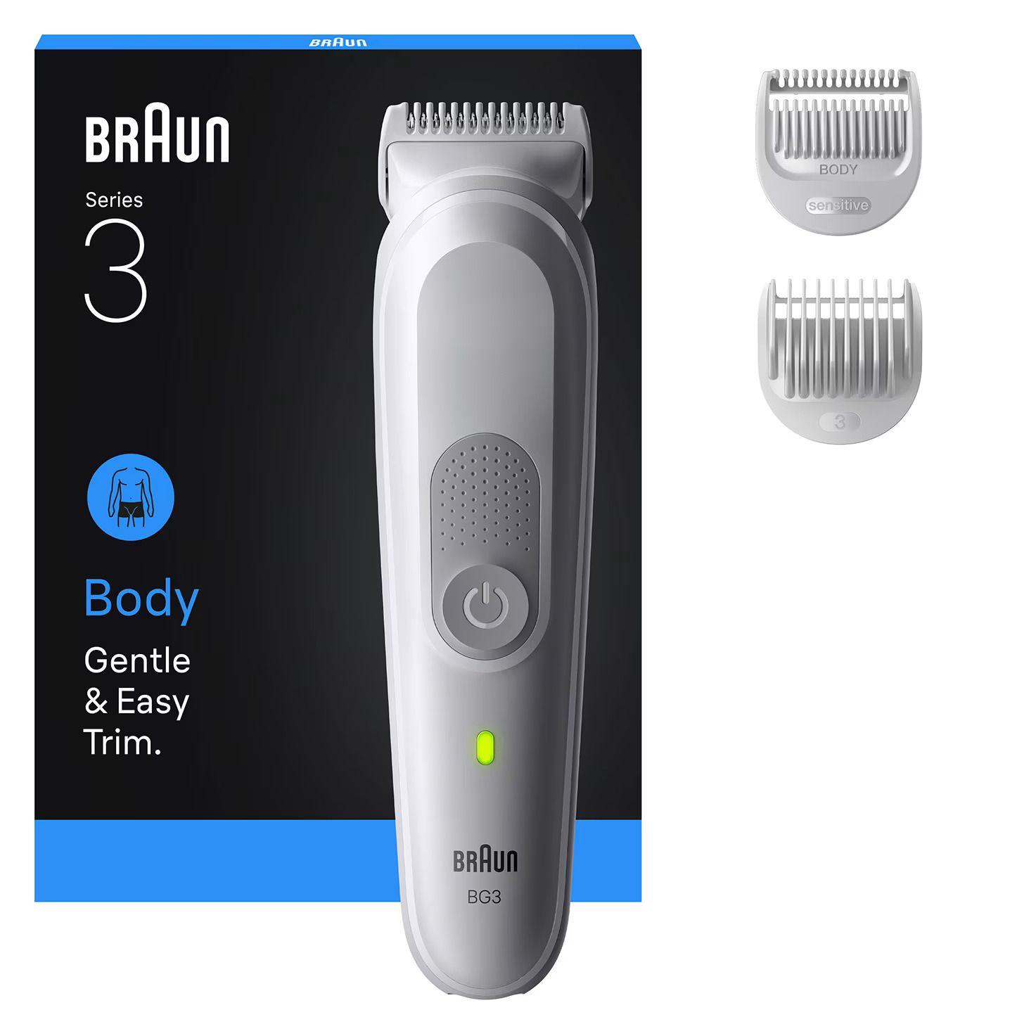 Aparador Corporal BRAUN Series 3 BG3530 (Cinzento)