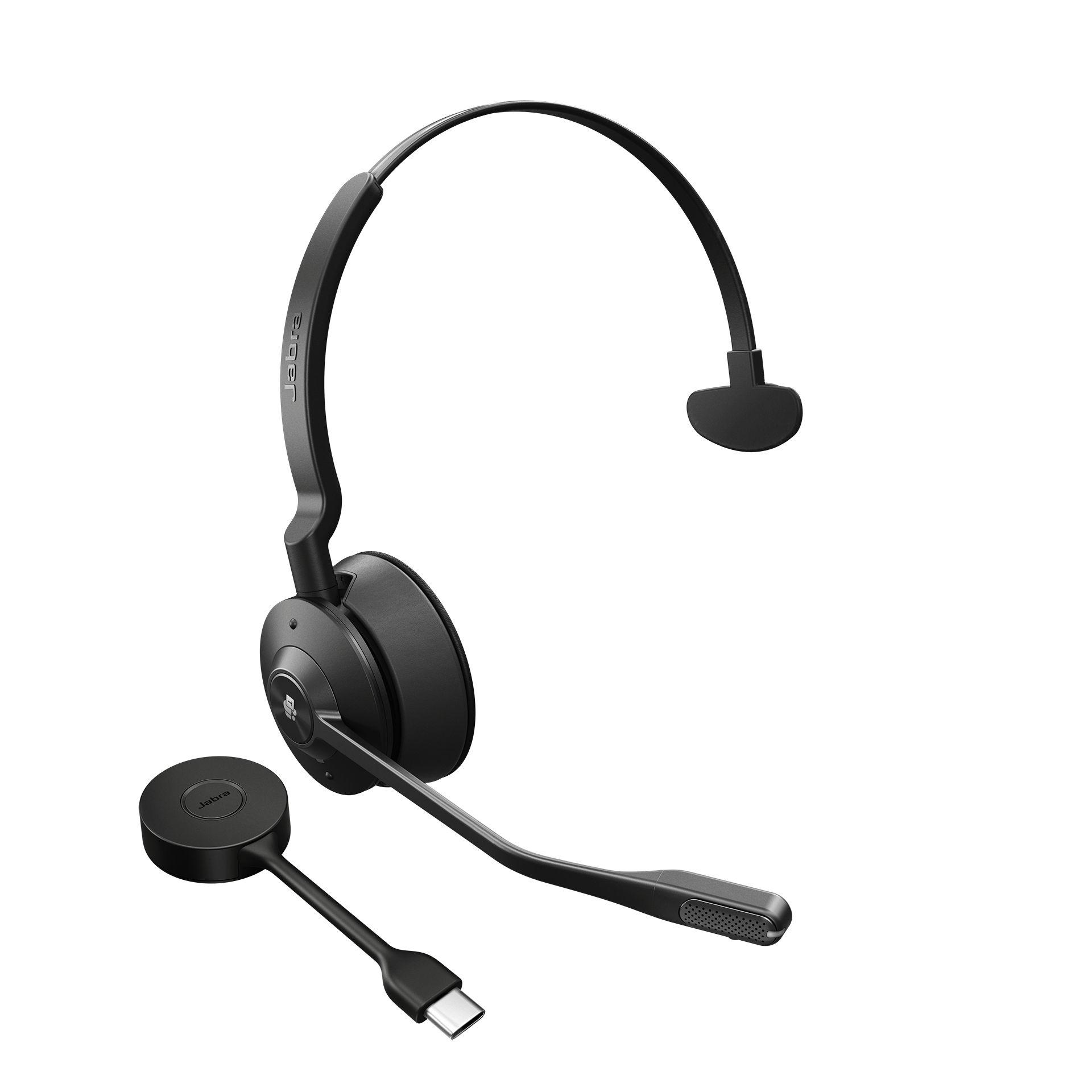 Headset JABRA Engage 55 MS (Monofónico - Sem fios - Supra-aural - Preto e Titânio)