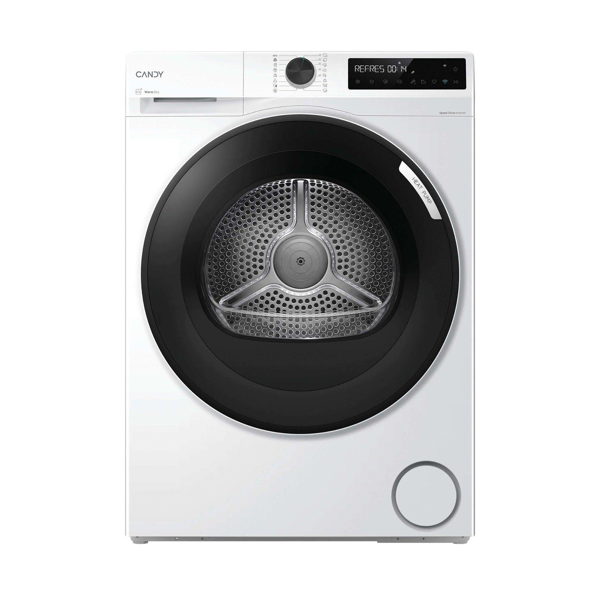 Máquina de Secar Roupa Independente CANDY BR 9N5BX-S (9 kg - Bomba de calor - Altura 84,5 cm - Branco)