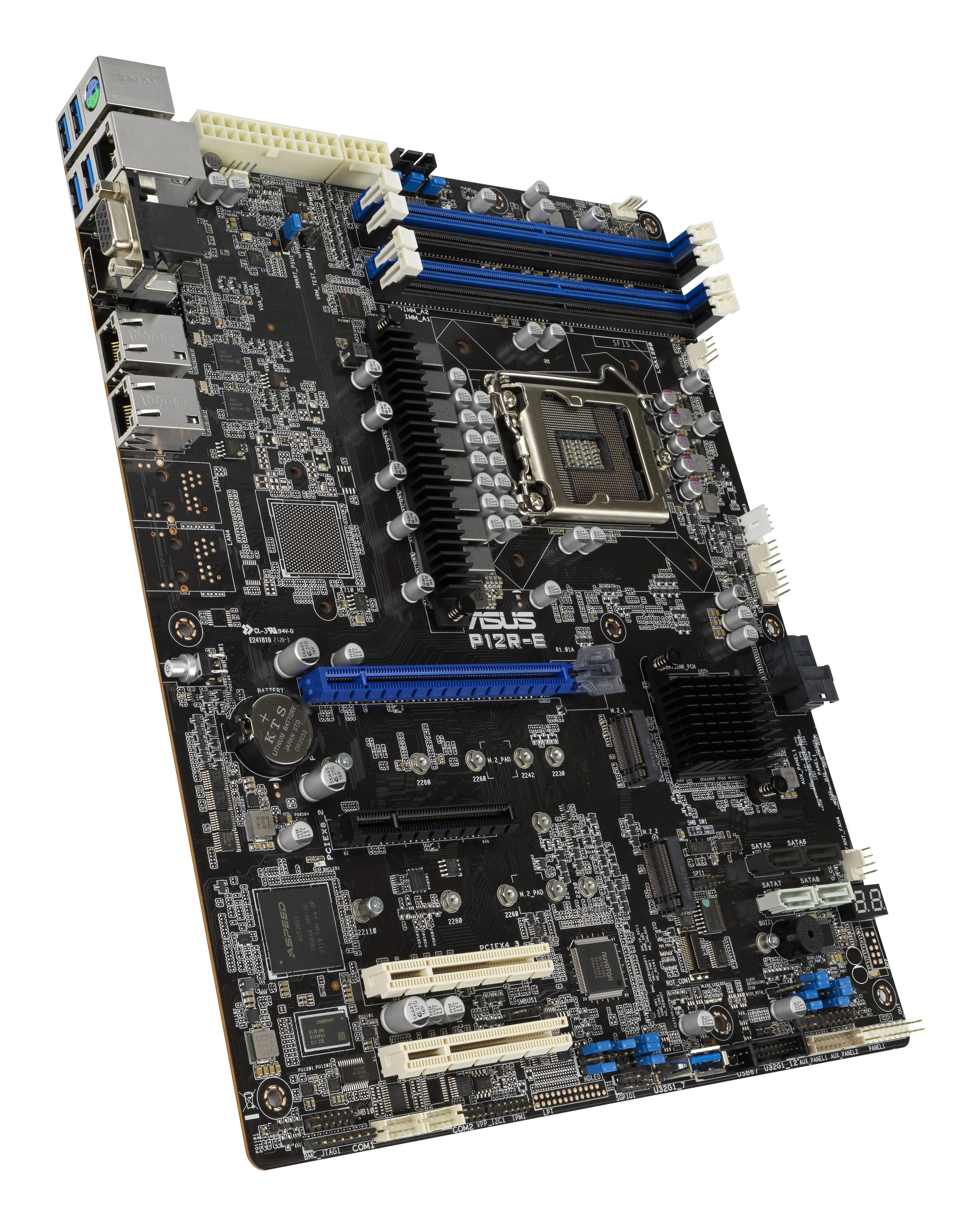 Motherboard ASUS P12R-E (LGA 1200 (Socket H5) - Intel® Pentium®, Intel Xeon E - ATX - Prateado), miniatura 2
