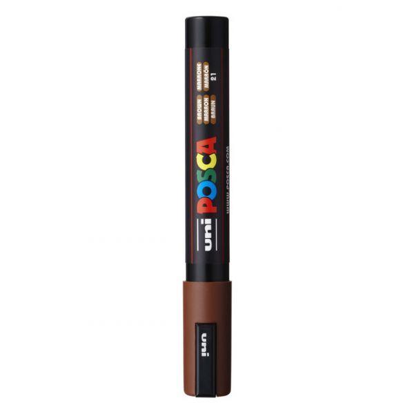 Marcador de Pintura POSCA PC-5M (Plástico - Castanho) — miniatura 2