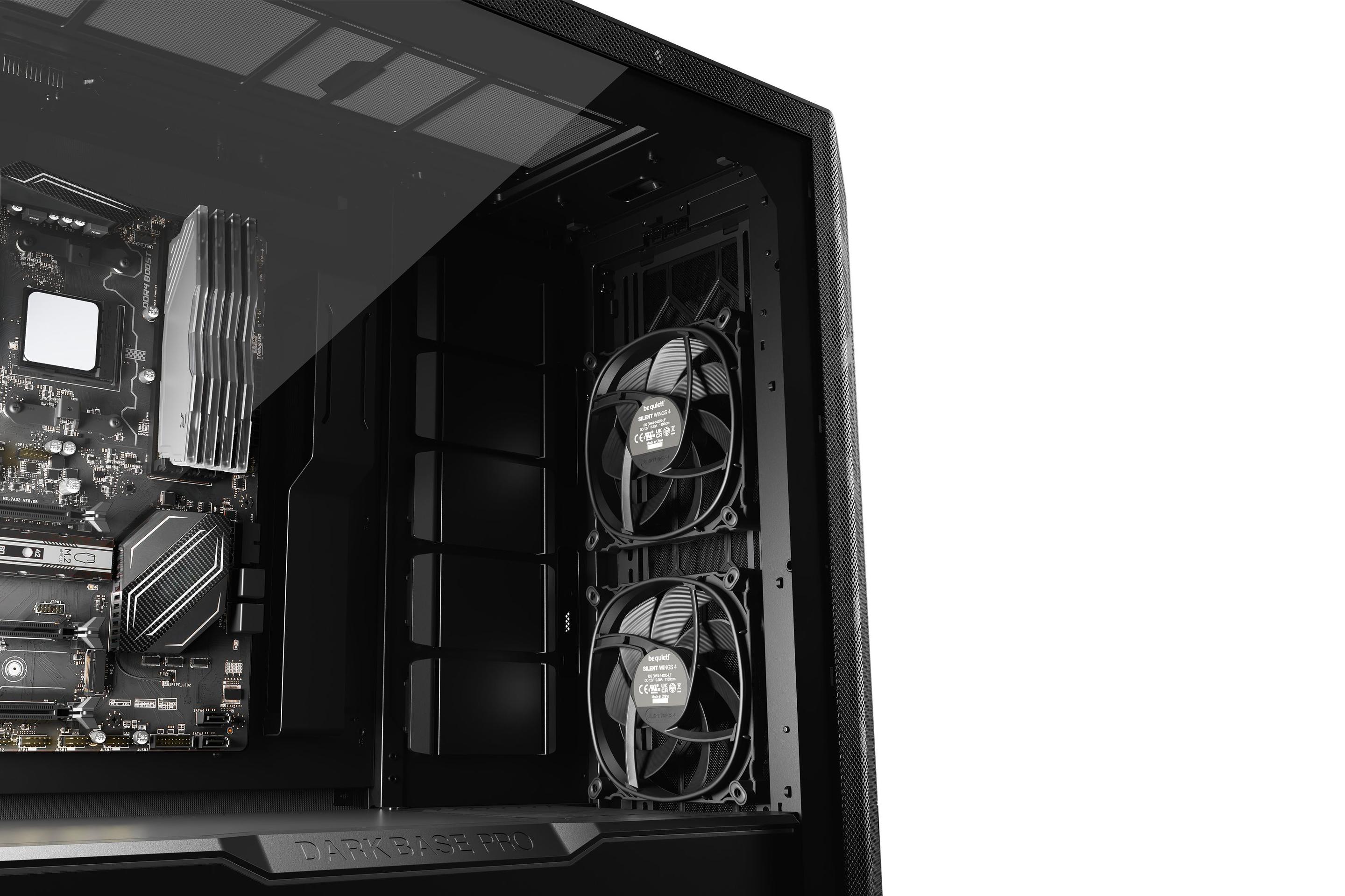Caixa PC BE QUIET! DARK BASE PRO 901 (Full Tower - Alumínio, Vidro, Aço - 19 cm - Preto) — miniatura 9