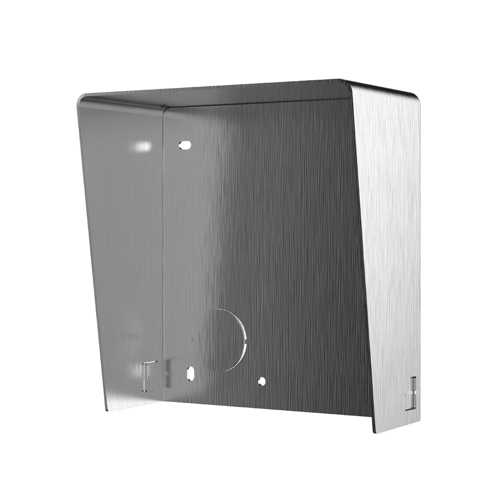 Caixa de Superfície para Videoporteiro HIKVISION DS-KABD8003-RS1/S (1 Módulo - Com Viseira - Aço Inoxidável)