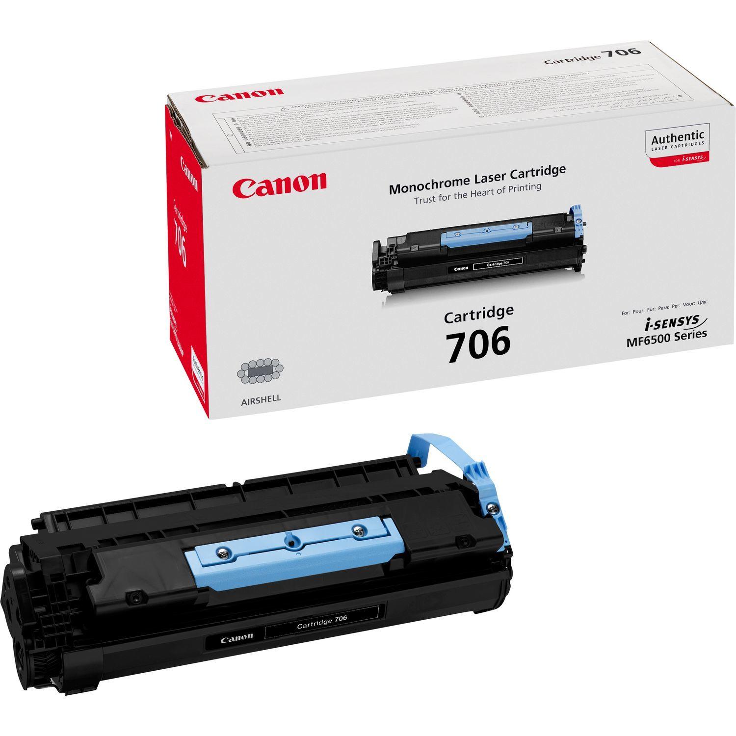 Toner CANON 706 (5000 páginas - Canon MF6560, Canon MF6580 - Preto)