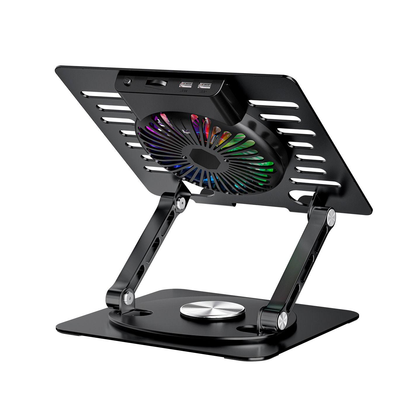 Base de Refrigeração para Portátil COOLBOX CoolAir 1VRGB AV1B (17" - 43,2 cm - 1000 RPM - Preto), miniatura 4