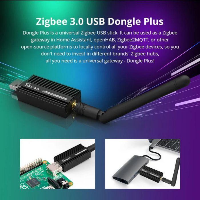 Adaptador USB SONOFF ZBDongle-E (Alumínio) — miniatura 3