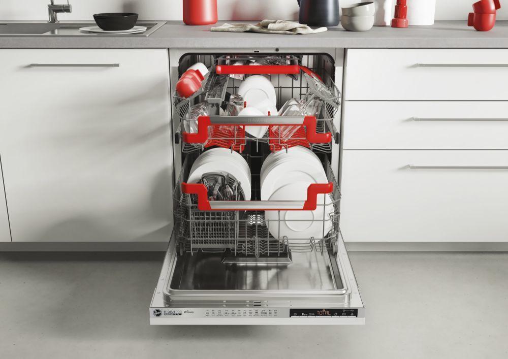 Máquina de Lavar Loiça de Encastre HOOVER HDIN4S613PSE (16 talheres - B - Automático, Rápido - Branco), miniatura 2