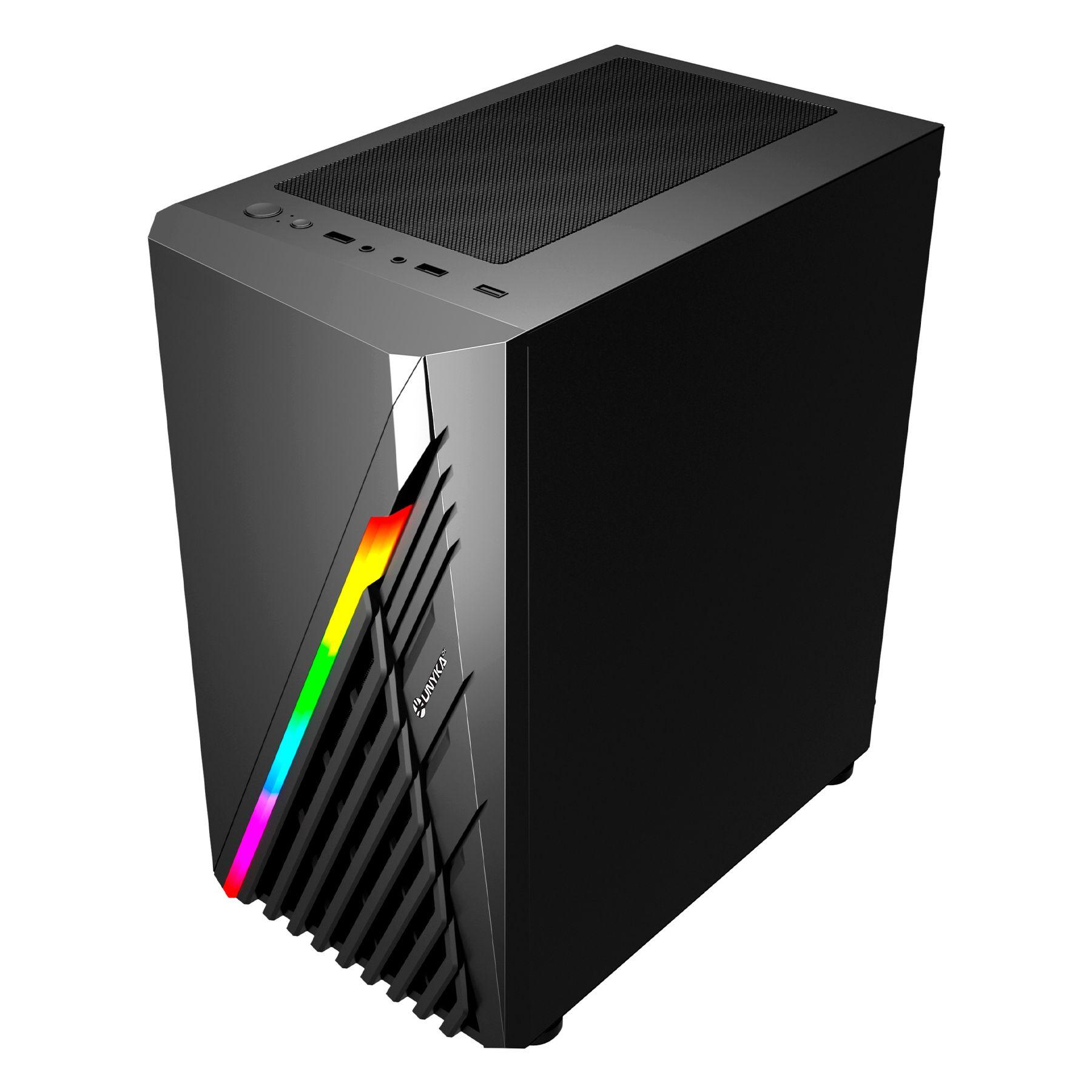 Caixa Micro-ATX UNYKACH Mini Glayze (micro ATX, Mini-ITX - Mini Torre - Micro-ATX, Mini-ITX - Preto), miniatura 5