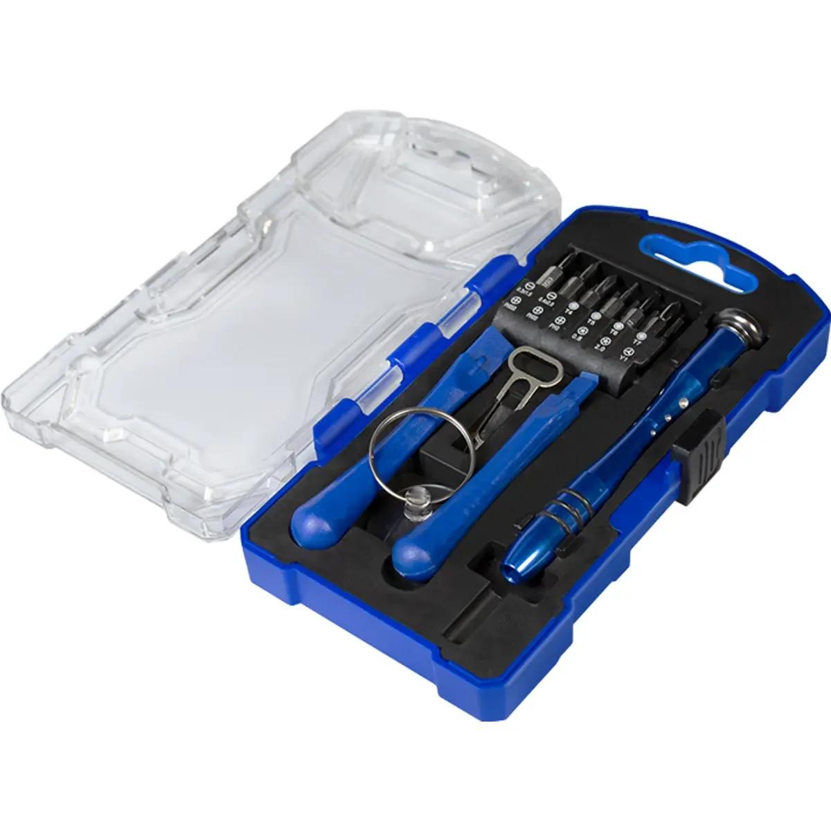 Conjunto de Chaves de Fendas de Precisão LOGILINK WZ0057 (Aço - Azul)