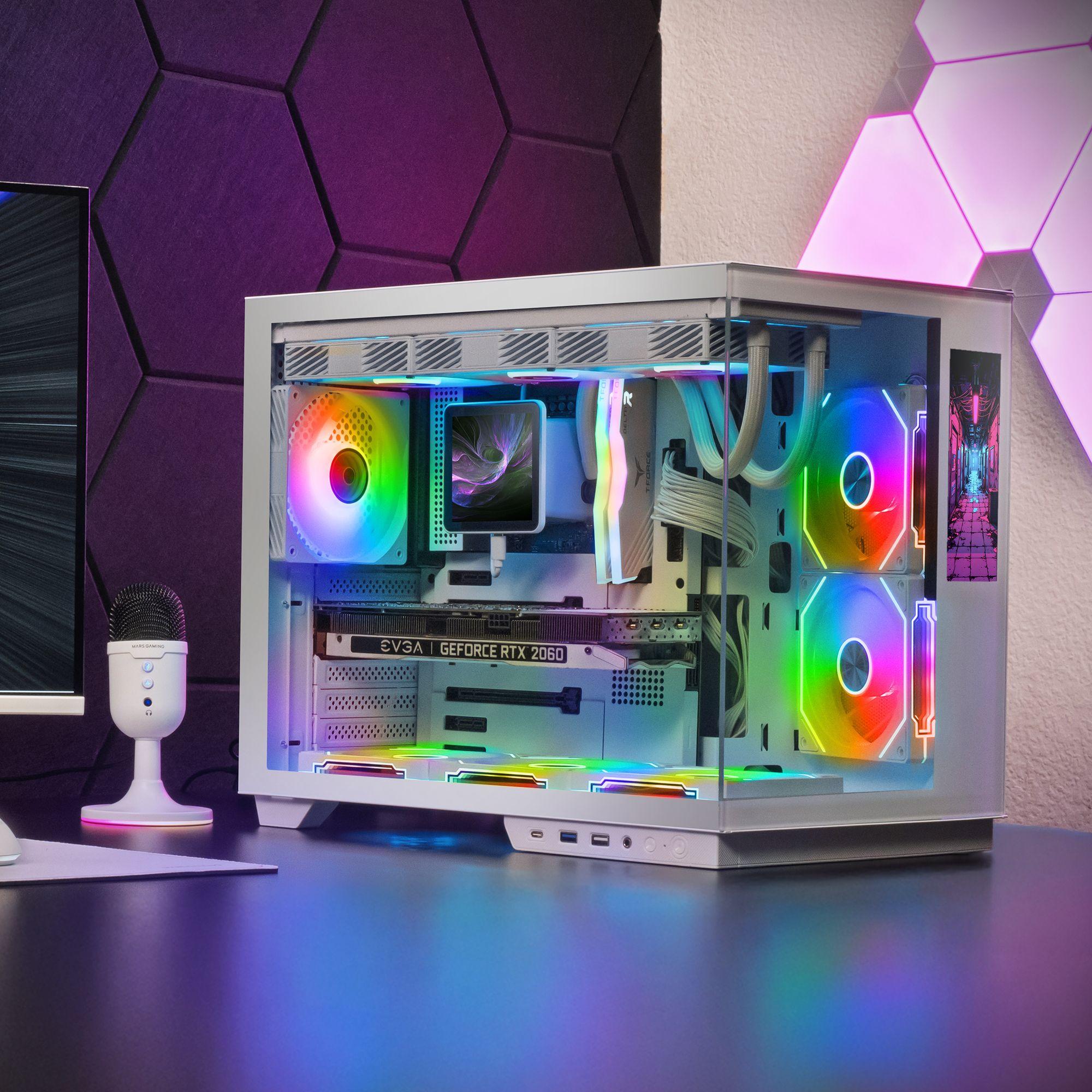 Caixa ATX MARS GAMING MC-MIRAGE (Ecrã IPS 7,2″ - Branco) — miniatura 13