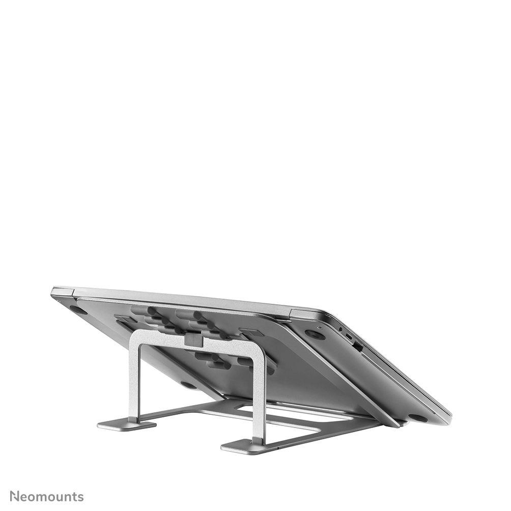 Suporte de Secretária para Computador Portátil NEOMOUNTS NSLS085SILVER (10–17" - Dobrável e ajustável - Prateado), miniatura 4