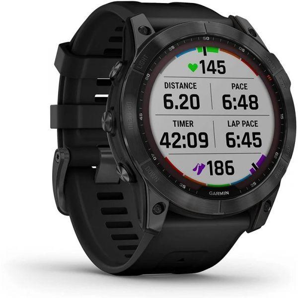Smartwatch GARMIN Fenix 7X Solar 010-02541-01 (Metal e polímero - Preto/Cinzento), miniatura 3
