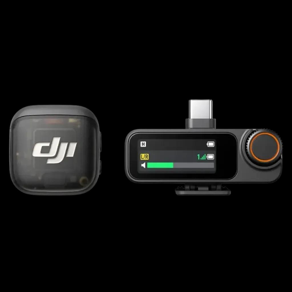 Microfone Sem Fios DJI Mic 3 (Microfone sem fios - 1 Emissor + 1 Recetor)