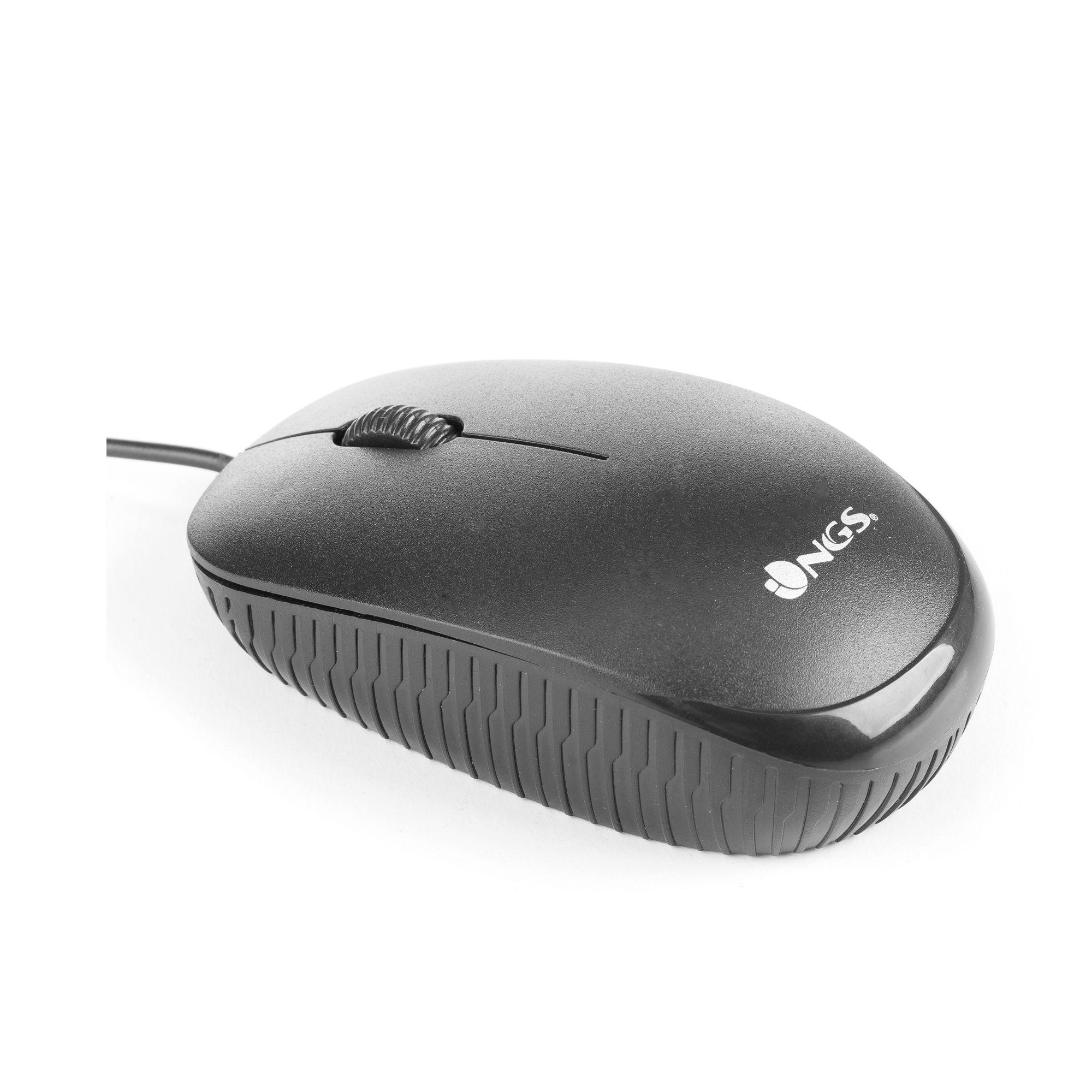 Rato NGS Flame (Mão direita - 1000 DPI - Ótico - Preto), miniatura 6