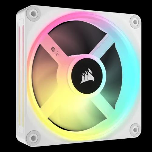 Ventoinhas CORSAIR iCUE LINK QX120 RGB PWM (Não suportado - RGB - Branco), miniatura 3