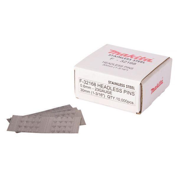 Pinos de Acabamento MAKITA F-32168 (Inox)