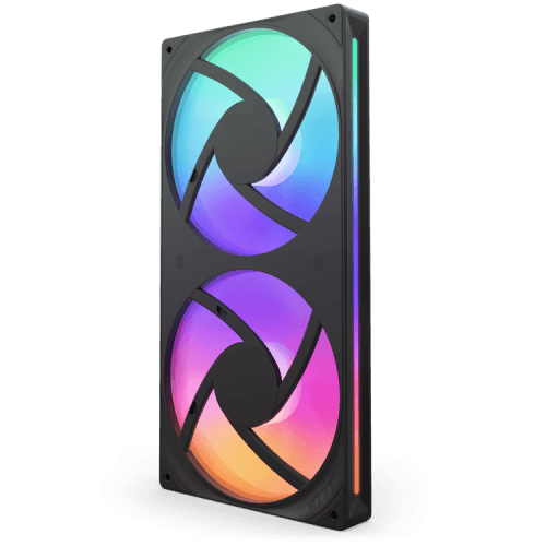 Ventoinha NZXT F280 RGB Core (Plástico, borracha - Multi - 2,25 W - Preto), miniatura 3